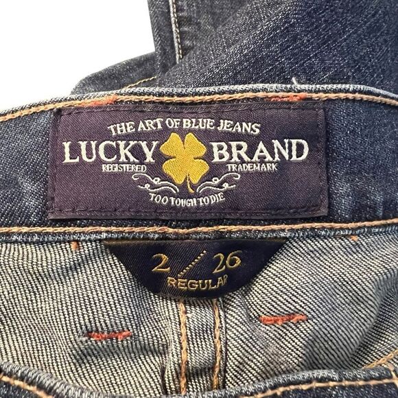 Lucky brand dark wash sweet n low boot cut jeans - Picture 3 of 7